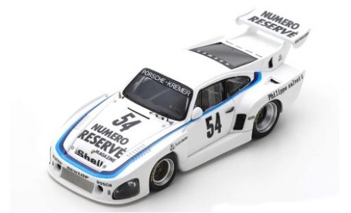 Coche miniatura Porsche 935 1979 1/43 Spark K3 No.54 Kremer DRM Zolder 1979 K.Ludwig Porsche 935 1979 1/43 Spark K3 No.54 Kremer DRM Zolder 1979 K.Ludwig coche miniatura