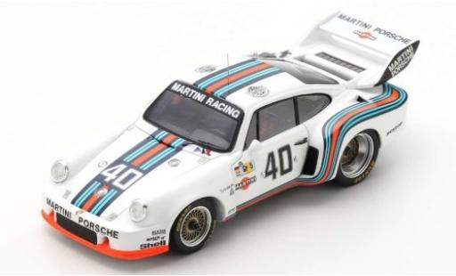 Coche miniatura Porsche 935 1976 1/43 Spark No.40 Martini Racing System Martini 24h Le Mans 1976 Training R.Stommelen/M.Schurti Porsche 935 1976 1/43 Spark No.40 Martini Racing System Martini 24h Le Mans 1976 Training R.Stommelen/M.Schurti coche miniatura