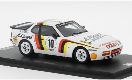 Coche miniatura Porsche 944 1/43 Spark Turbo Cup No.10 Turbo Cup 1987 1:43 Porsche 944 1/43 Spark Turbo Cup No.10 Turbo Cup 1987 1:43 coche miniatura