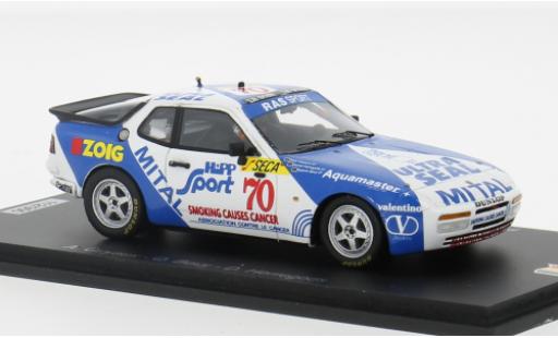 Coche miniatura Porsche 944 1/43 Spark Turbo No.70 24h Spa 1989 1:43 Porsche 944 1/43 Spark Turbo No.70 24h Spa 1989 1:43 coche miniatura