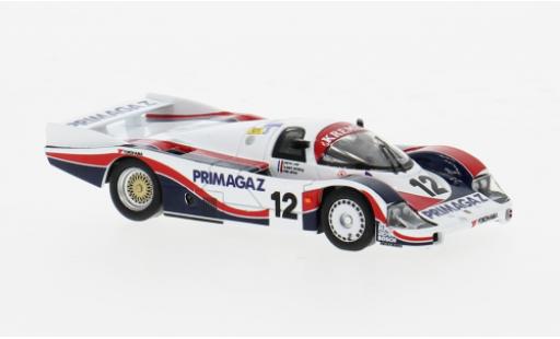 Coche miniatura Porsche 956 1984 1/64 Spark 24h Le Mans #12 1:64 Porsche 956 1984 1/64 Spark 24h Le Mans #12 1:64 coche miniatura