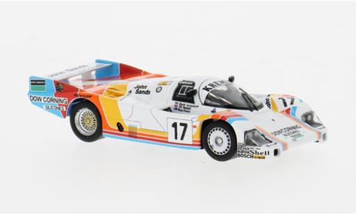 Coche miniatura Porsche 956 1984 1/64 Spark 24h Le Mans #17 1:64 Porsche 956 1984 1/64 Spark 24h Le Mans #17 1:64 coche miniatura