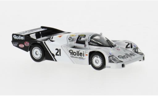 Coche miniatura Porsche 956 1984 1/64 Spark 24h Le Mans #21 1:64 Porsche 956 1984 1/64 Spark 24h Le Mans #21 1:64 coche miniatura