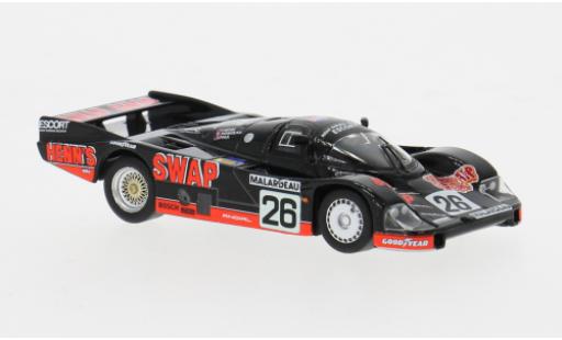Coche miniatura Porsche 956 1984 1/64 Spark 24h Le Mans #26 1:64 Porsche 956 1984 1/64 Spark 24h Le Mans #26 1:64 coche miniatura
