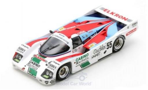 Coche miniatura Porsche 956 1986 1/43 Spark /62 C RHD No.55 24h Le Mans 1986 F.Alliot/P.Romero/M.Trolle Porsche 956 1986 1/43 Spark /62 C RHD No.55 24h Le Mans 1986 F.Alliot/P.Romero/M.Trolle coche miniatura