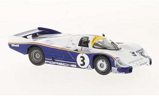 Coche miniatura Porsche 956 1983 1/64 Spark No.3 24h Le Mans 1983 A.Holbert/H.Haywood/V.Schuppan Porsche 956 1983 1/64 Spark No.3 24h Le Mans 1983 A.Holbert/H.Haywood/V.Schuppan coche miniatura