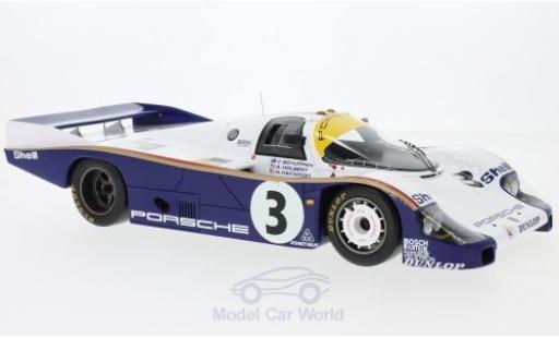 Coche miniatura Porsche 956 1983 1/18 Spark No.3 Rothmans 24h Le Mans 1983 mit Decals A.Holbert/H.Haywood/V.Schuppan Porsche 956 1983 1/18 Spark No.3 Rothmans 24h Le Mans 1983 mit Decals A.Holbert/H.Haywood/V.Schuppan coche miniatura