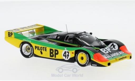 Porsche 956 1983 1/43 Spark No.47 24h Le Mans 1983 P.Henn/J-L.Schlesser/C.Ballot-Lena coche miniatura