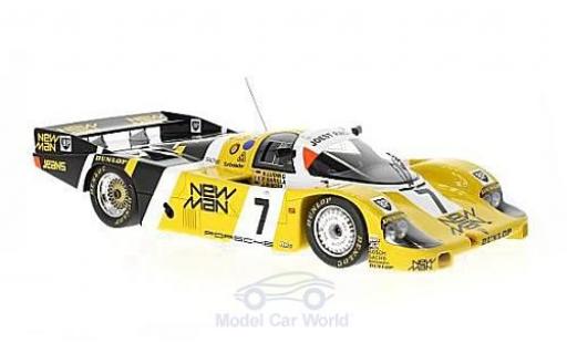 Coche miniatura Porsche 956 1985 1/18 Spark No.7 Joest Racing New Man 24h Le Mans 1985 K.Ludwig/J.Winter/P.Barilla Porsche 956 1985 1/18 Spark No.7 Joest Racing New Man 24h Le Mans 1985 K.Ludwig/J.Winter/P.Barilla coche miniatura