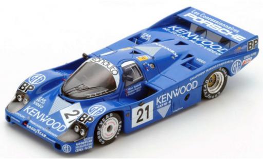Coche miniatura Porsche 956 1983 1/64 Spark RHD No.21 Kremer Racing Kenwood 24h Le Mans 1983 M.Andretti/M.Andretti/P.Alliot Porsche 956 1983 1/64 Spark RHD No.21 Kremer Racing Kenwood 24h Le Mans 1983 M.Andretti/M.Andretti/P.Alliot coche miniatura