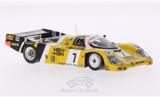 Porsche 956 1985 1/43 Spark RHD No.7 Joest Racing New Man 24h Le Mans 1985 J.Winter/P.Barrilla/K.Ludwig coche miniatura