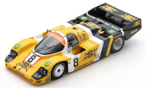 Coche miniatura Porsche 956 1984 1/43 Spark RHD No.8 Joest Racing New Man 24h Le Mans 1984 J-L.Schlesser/M.de Narvaez/S.Johansson Porsche 956 1984 1/43 Spark RHD No.8 Joest Racing New Man 24h Le Mans 1984 J-L.Schlesser/M.de Narvaez/S.Johansson coche miniatura