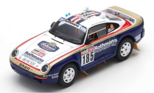 Coche miniatura Porsche 959 1/43 Spark No.185 Rothmans Rallye Paris Dakar 1985 avec Decals J.Ickx/C.Brasseur Porsche 959 1/43 Spark No.185 Rothmans Rallye Paris Dakar 1985 avec Decals J.Ickx/C.Brasseur coche miniatura