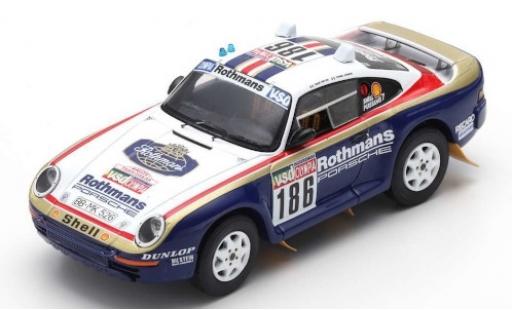Coche miniatura Porsche 959 1/43 Spark No.186 Rothmans Rallye Paris Dakar 1985 avec Decals R.Metge/D.Lemoine Porsche 959 1/43 Spark No.186 Rothmans Rallye Paris Dakar 1985 avec Decals R.Metge/D.Lemoine coche miniatura