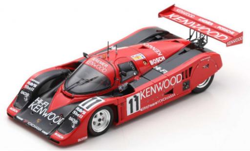 Coche miniatura Porsche 962 1991 1/43 Spark CK 6 RHD No.11 Kenwood 24h Le Mans 1991 M.Reuter/H.Toivonen/J.J.Lehto Porsche 962 1991 1/43 Spark CK 6 RHD No.11 Kenwood 24h Le Mans 1991 M.Reuter/H.Toivonen/J.J.Lehto coche miniatura