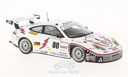Coche miniatura Porsche 996 GT3 RS 1/43 Spark (911) GT3 RS No.80 Freisinger Motorsport 24h Le Mans 2002 R.Dumas/S.Maassen/J.Bergmeister Porsche 996 GT3 RS 1/43 Spark (911) GT3 RS No.80 Freisinger Motorsport 24h Le Mans 2002 R.Dumas/S.Maassen/J.Bergmeister coche miniatura
