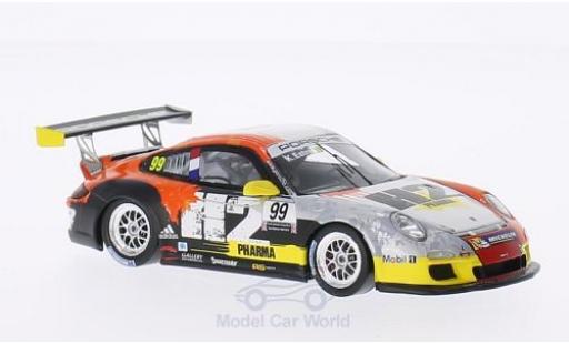 Coche miniatura Porsche 997 GT3 CUP 1/43 Spark GT3 Cup No.99 H2 Pharma Carrera Cup Paul Ricard 2013 K.Estre Porsche 997 GT3 CUP 1/43 Spark GT3 Cup No.99 H2 Pharma Carrera Cup Paul Ricard 2013 K.Estre coche miniatura