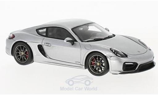 Coche miniatura Porsche Cayman GTS 1/43 Spark n GTS gris 2015 Porsche Cayman GTS 1/43 Spark n GTS gris 2015 coche miniatura