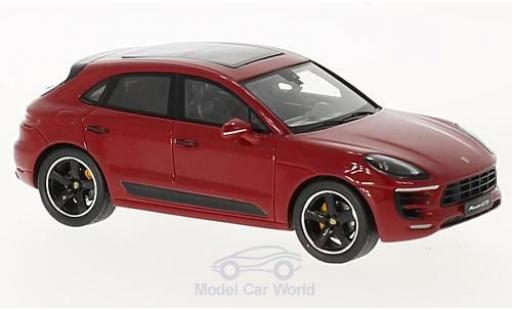 Coche miniatura Porsche Macan GTS 1/43 Spark GTS rojo 2017 Porsche Macan GTS 1/43 Spark GTS rojo 2017 coche miniatura