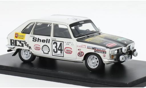 Coche miniatura Renault 16 1/43 Spark TS No.34 Rallye Marokko 1972 1:43 Renault 16 1/43 Spark TS No.34 Rallye Marokko 1972 1:43 coche miniatura