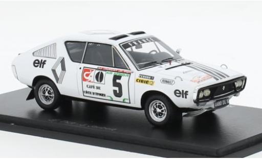 Coche miniatura Renault 17 1/43 Spark No.5 Rallye WM Rallye Bandama 1973 1:43 Renault 17 1/43 Spark No.5 Rallye WM Rallye Bandama 1973 1:43 coche miniatura