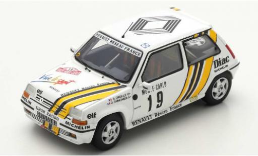 Renault 5 1/43 Spark GT Turbo No.19 Simon Racing Reseau France Rally Monte Carlo 1989 A.Oreille/G.Thimonier coche miniatura