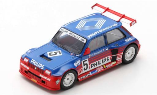 Renault 5 1/43 Spark Maxi Turbo Superproduction No. Philips 1987 J-L.Bousquet coche miniatura