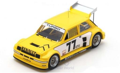 Coche miniatura Renault 5 1/43 Spark Turbo No.77 Racing IMSA GTU Road Atlanta 1981 P.Jacquemart Renault 5 1/43 Spark Turbo No.77 Racing IMSA GTU Road Atlanta 1981 P.Jacquemart coche miniatura