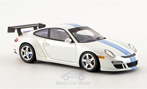 Ruf RGT 1/43 Spark metalico blanco/azul 2007 coche miniatura