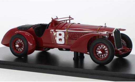 Alfa Romeo 8C 1/18 Spark No.8 24h Le Mans 1932 coche miniatura