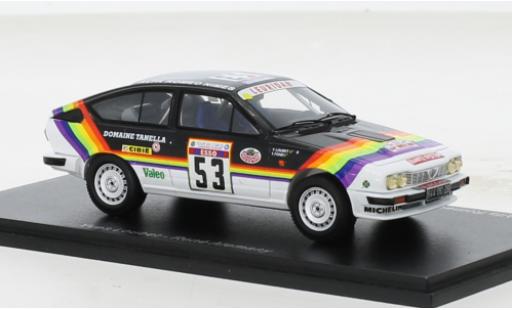 Coche miniatura Alfa Romeo GT 1/43 Spark V6 No.53 Rallye WM Tour de Corse 1982 Alfa Romeo GT 1/43 Spark V6 No.53 Rallye WM Tour de Corse 1982 coche miniatura