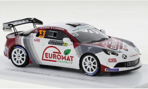 Alpine A110 1/43 Spark Rally RGT No.53 Rallye WM Rallye Monte Carlo 2022 coche miniatura