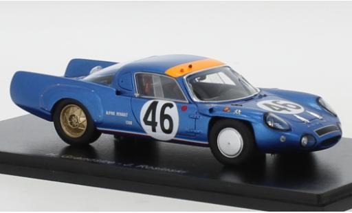 Coche miniatura Alpine A210 1/43 Spark No.46 24h Le Mans 1967 Alpine A210 1/43 Spark No.46 24h Le Mans 1967 coche miniatura