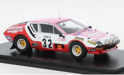 Coche miniatura Alpine A310 1/43 Spark No.32 Aseptogyl Rallye WM Rallye Monte Carlo 1977 Alpine A310 1/43 Spark No.32 Aseptogyl Rallye WM Rallye Monte Carlo 1977 coche miniatura