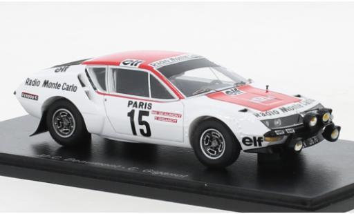 Coche miniatura Alpine A310 1/43 Spark Renault No.15 Radio Monte Carlo Rallye WM Rallye Monte Carlo 1976 Alpine A310 1/43 Spark Renault No.15 Radio Monte Carlo Rallye WM Rallye Monte Carlo 1976 coche miniatura