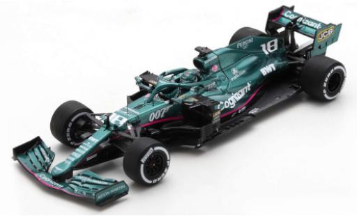 Coche miniatura Aston Martin AMR2 1/43 Spark 1 No.18 Cognizant F1 Team Cognizant Formel 1 GP Italien 2021 Aston Martin AMR2 1/43 Spark 1 No.18 Cognizant F1 Team Cognizant Formel 1 GP Italien 2021 coche miniatura