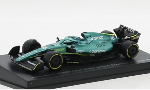 Aston Martin AMR2 1/64 Spark 2 No.18 Aramco Cognizant F1 Team Cognizant Formel 1 2022 coche miniatura