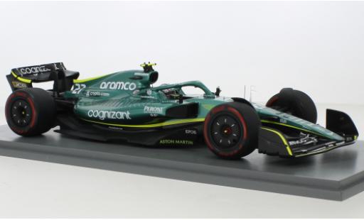 Coche miniatura Aston Martin AMR2 1/43 Spark 2 No.27 Aramco Cognizant F1 Team Cognizant Formel 1 GP Bahrain 2022 Aston Martin AMR2 1/43 Spark 2 No.27 Aramco Cognizant F1 Team Cognizant Formel 1 GP Bahrain 2022 coche miniatura