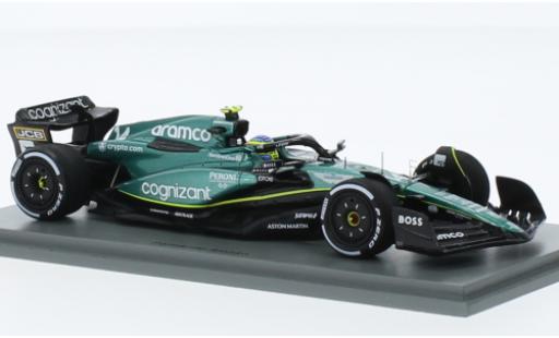 Coche miniatura Aston Martin AMR2 1/43 Spark 3 No.14 Aramco Cognizant F1 Team Cognizant formule 1 GP Bahrain 2023 Aston Martin AMR2 1/43 Spark 3 No.14 Aramco Cognizant F1 Team Cognizant formule 1 GP Bahrain 2023 coche miniatura