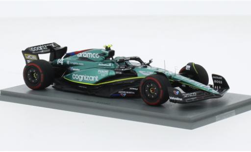 Coche miniatura Aston Martin AMR2 1/43 Spark 3 No.14 Aramco Cognizant F1 Team Cognizant formule 1 GP Grande-Bretagne 2023 Aston Martin AMR2 1/43 Spark 3 No.14 Aramco Cognizant F1 Team Cognizant formule 1 GP Grande-Bretagne 2023 coche miniatura