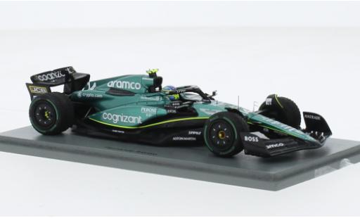 Coche miniatura Aston Martin AMR2 1/43 Spark 3 No.14 Aramco Cognizant F1 Team Cognizant formule 1 GP Monaco 2023 Aston Martin AMR2 1/43 Spark 3 No.14 Aramco Cognizant F1 Team Cognizant formule 1 GP Monaco 2023 coche miniatura