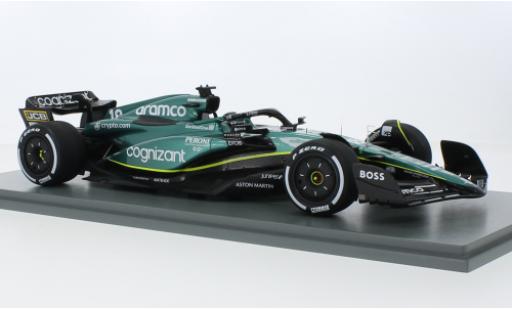 Coche miniatura Aston Martin AMR2 1/43 Spark 3 No.18 Aramco Cognizant F1 Team Cognizant formule 1 GP Bahrain 2023 Aston Martin AMR2 1/43 Spark 3 No.18 Aramco Cognizant F1 Team Cognizant formule 1 GP Bahrain 2023 coche miniatura