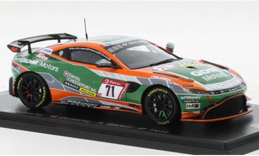 Coche miniatura Aston Martin V8 Vantage GT4 1/43 Spark Vantage AMR GT4 No.71 PROsport Racing 24h Nürburgring 2021 Aston Martin V8 Vantage GT4 1/43 Spark Vantage AMR GT4 No.71 PROsport Racing 24h Nürburgring 2021 coche miniatura