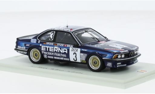 Coche miniatura Bmw 635 1/43 Spark CSi No.3 Eterna 24h Spa 1983 Bmw 635 1/43 Spark CSi No.3 Eterna 24h Spa 1983 coche miniatura