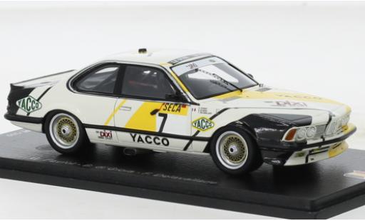Bmw 635 1/43 Spark CSi No.7 Dixi Sport 24h Spa 1988 coche miniatura