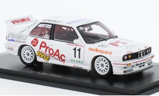 Coche miniatura Bmw M3 1/43 Spark (E30) No.11 ProAc Macau Guia Race 1993 Bmw M3 1/43 Spark (E30) No.11 ProAc Macau Guia Race 1993 coche miniatura