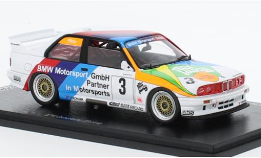 Coche miniatura Bmw M3 1/43 Spark (E30) No.3 M Team Schnitzer Macau Guia Race 1990 Bmw M3 1/43 Spark (E30) No.3 M Team Schnitzer Macau Guia Race 1990 coche miniatura
