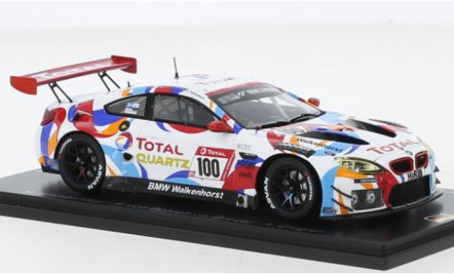 Bmw M6 1/43 Spark GT3 No.100 Walkenhorst Motorsport Total 24h Nuerburgring 2021 coche miniatura
