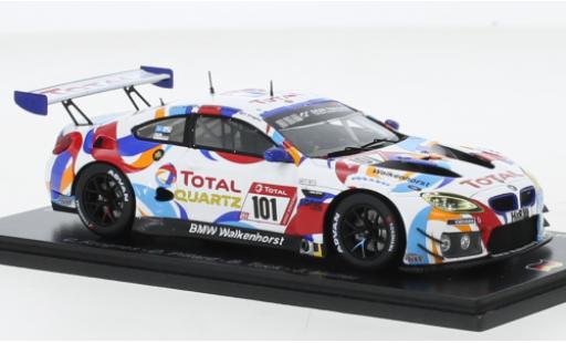 Bmw M6 1/43 Spark GT3 No.101 Walkenhorst Motorsport Total 24h Nuerburgring 2021 coche miniatura