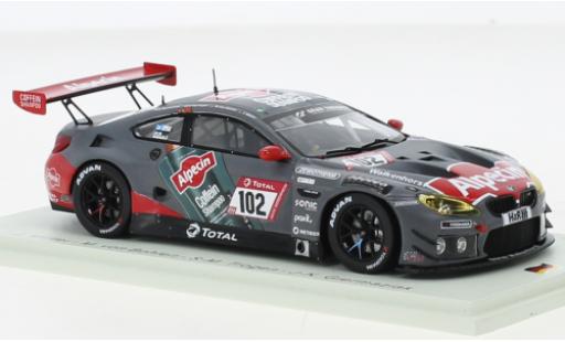 Bmw M6 1/43 Spark GT3 No.102 Walkenhorst Motorsport Alpecin 24h Nuerburgring 2021 coche miniatura